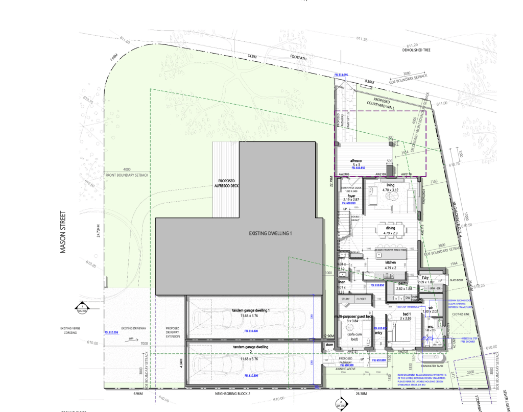 Ground floor drawing